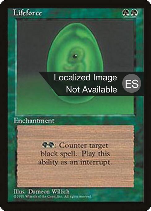 Lifeforce (257) [Fourth Edition Foreign Black Border]
