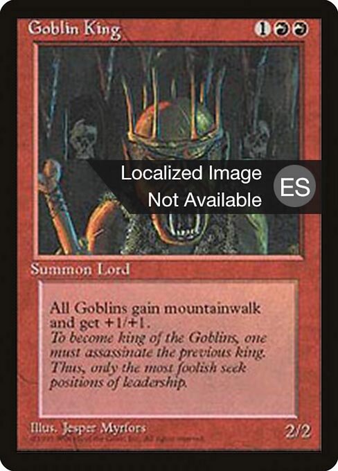 Goblin King (198) [Fourth Edition Foreign Black Border]