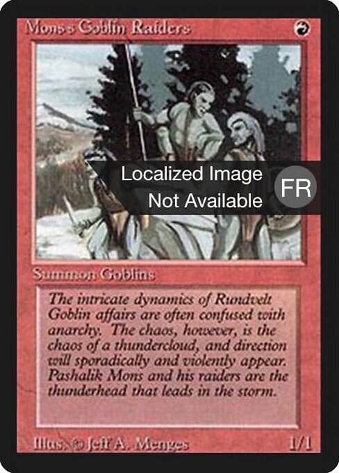 Mons's Goblin Raiders (167) [Foreign Black Border]