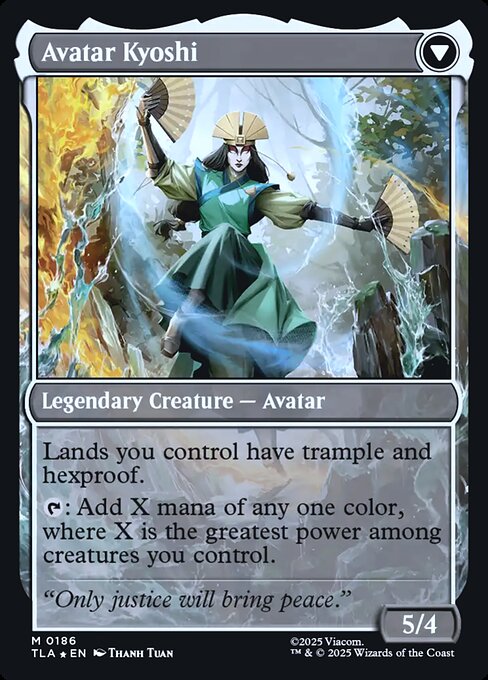 The Legend of Kyoshi (186) [Prerelease Cards] Reverse