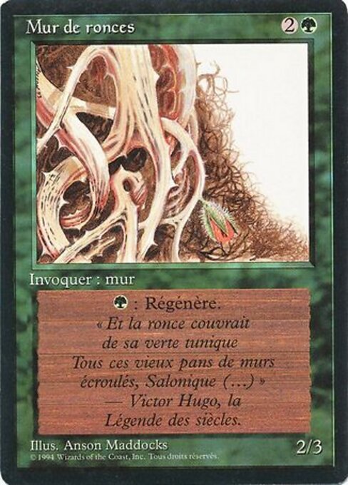 Wall of Brambles (224) [Foreign Black Border]