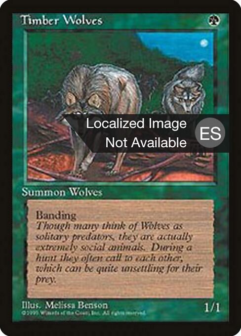 Timber Wolves (275) [Fourth Edition Foreign Black Border]