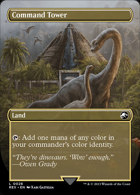 Command Tower (Borderless) (26) [Jurassic World Collection] [Borderless] Reverse