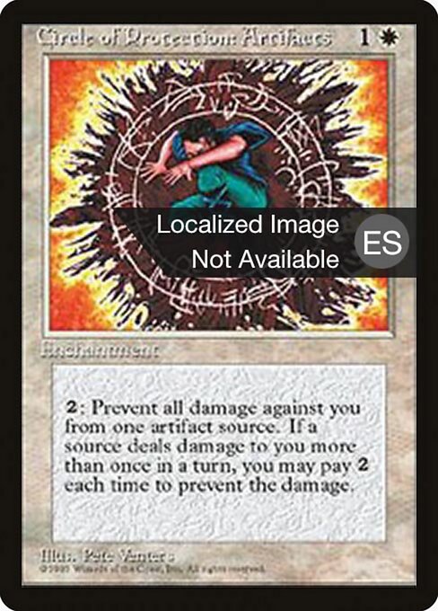 Circle of Protection: Artifacts (13) [Fourth Edition Foreign Black Border]