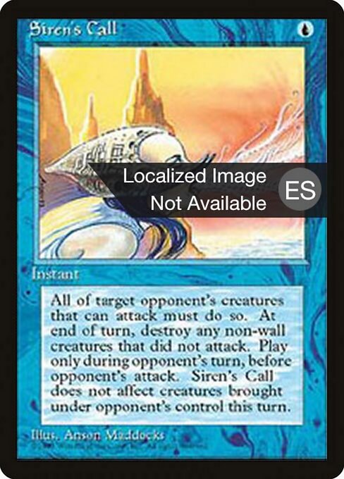 Siren's Call (101) [Fourth Edition Foreign Black Border]
