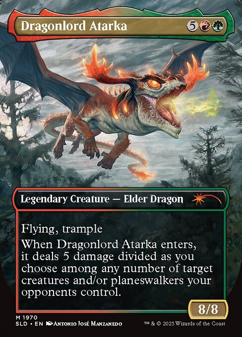 Dragonlord Atarka (1970) [Secret Lair Drop] Reverse