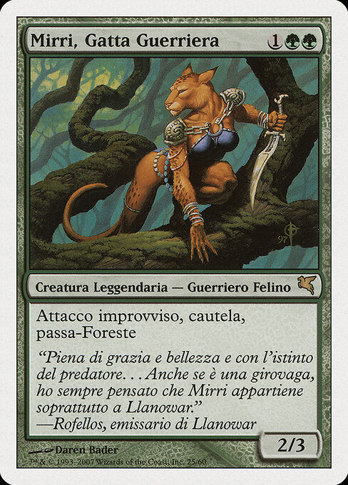 Mirri, Cat Warrior (L25) [Salvat 2005]