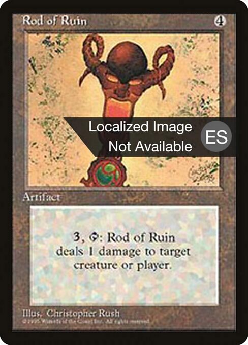Rod of Ruin (344) [Fourth Edition Foreign Black Border]