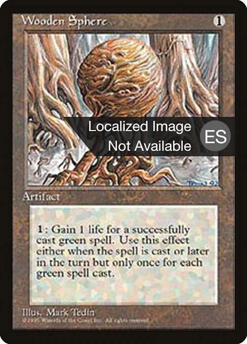 Wooden Sphere (359) [Fourth Edition Foreign Black Border]