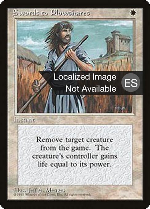 Swords to Plowshares (52) [Fourth Edition Foreign Black Border]