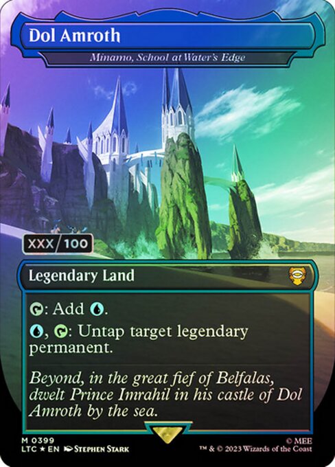 Minamo, School at Water's Edge (399z) [Tales of Middle-earth Commander] [Borderless]
