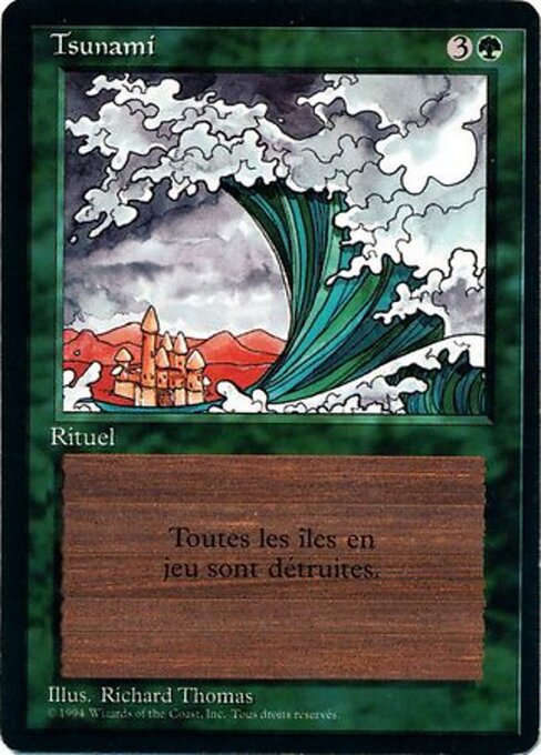 Tsunami (222) [Foreign Black Border]