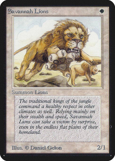 Savannah Lions (38) [Limited Edition Alpha]