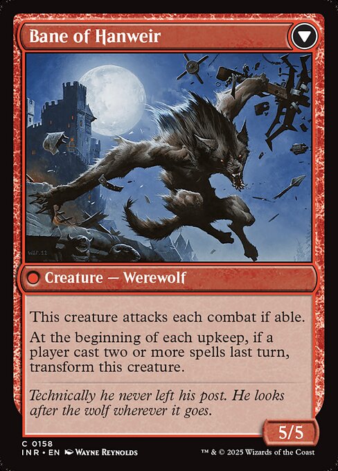 Hanweir Watchkeep (158) [Innistrad Remastered] Reverse