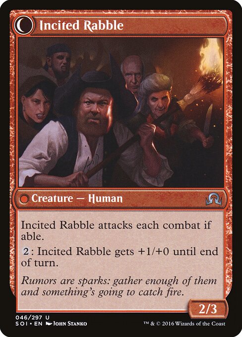 Town Gossipmonger (46) [Shadows over Innistrad] Reverse