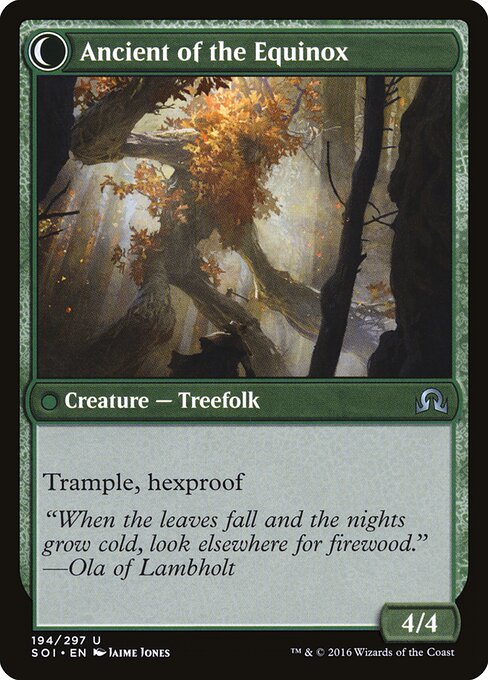 Autumnal Gloom (194) [Shadows over Innistrad] Reverse