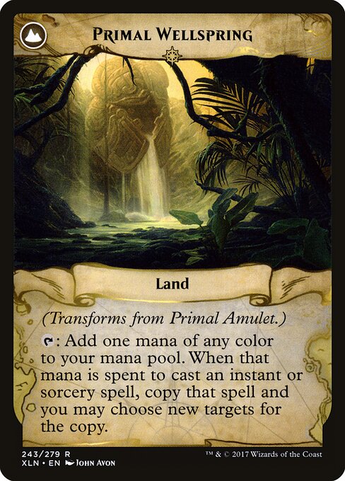 Primal Amulet (243) [Ixalan] Reverse