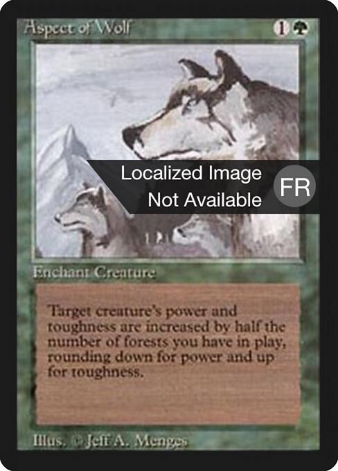 Aspect of Wolf (186) [Foreign Black Border]
