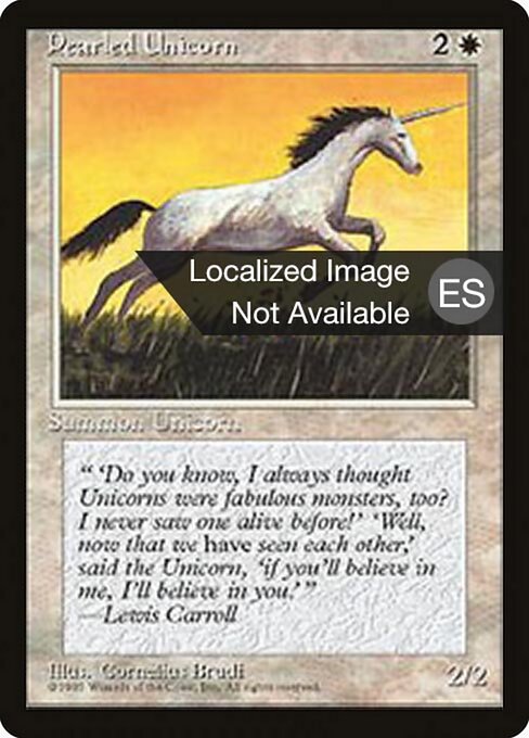 Pearled Unicorn (39) [Fourth Edition Foreign Black Border]