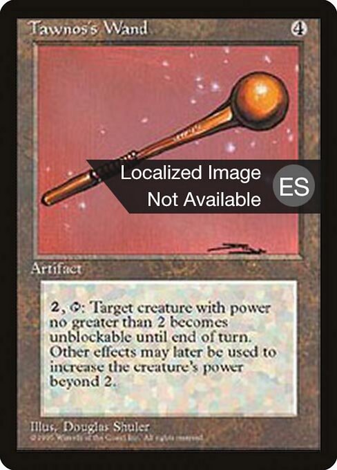 Tawnos's Wand (348) [Fourth Edition Foreign Black Border]