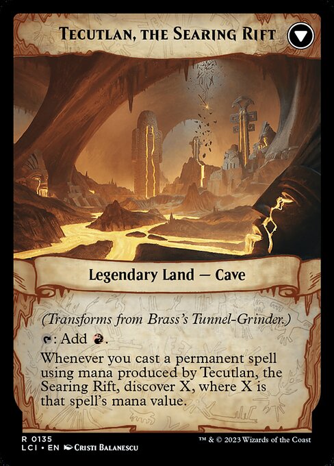 Brass's Tunnel-Grinder (135) [The Lost Caverns of Ixalan] Reverse