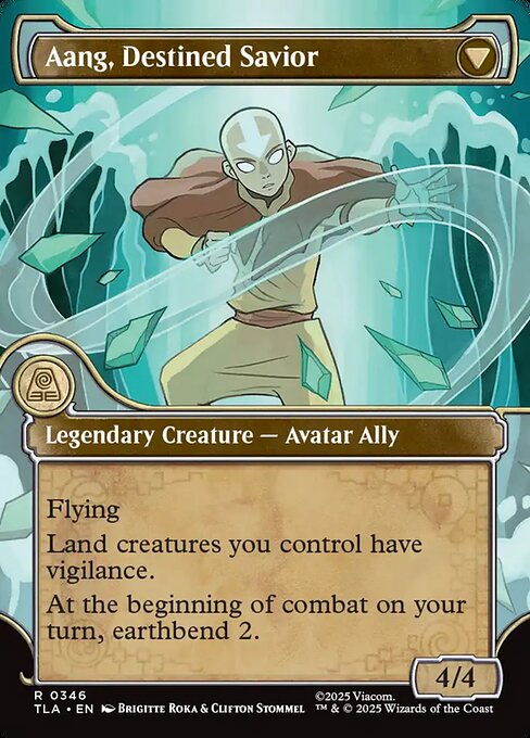 Aang, at the Crossroads (Showcase) (346) [Avatar: The Last Airbender] Reverse