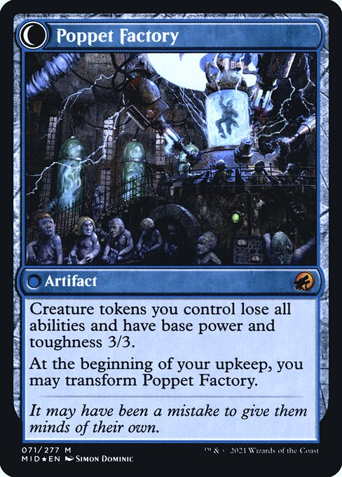 Poppet Stitcher (71) [Prerelease Cards] Reverse