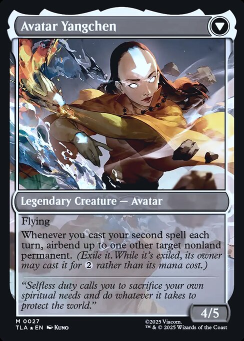 The Legend of Yangchen (27) [Prerelease Cards] Reverse