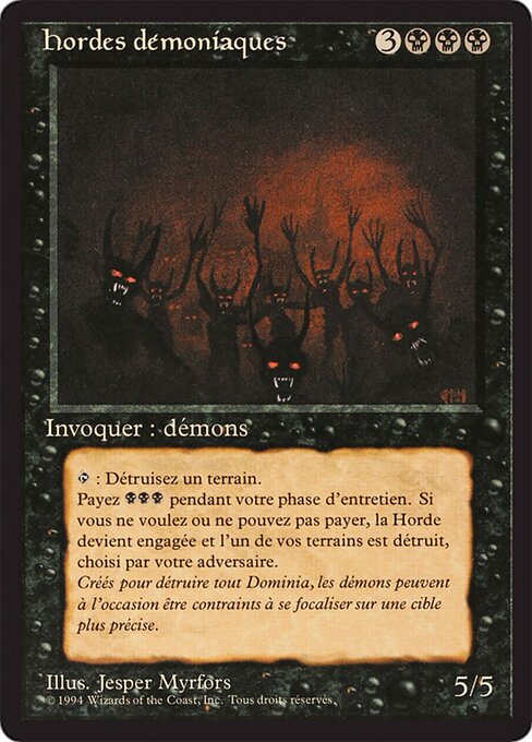 Demonic Hordes (104) [Foreign Black Border]