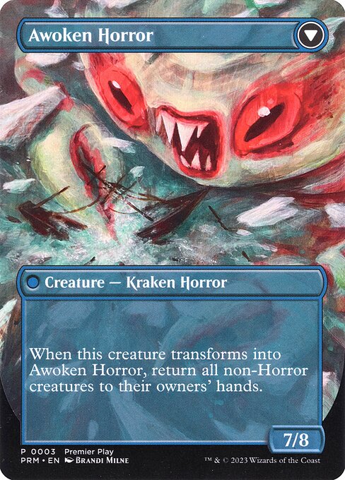 Thing in the Ice (3) [Pro Tour Promos] [Borderless] Reverse