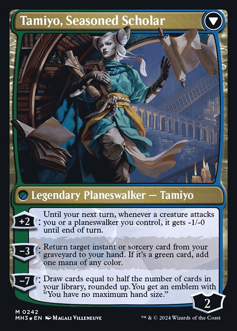 Tamiyo, Inquisitive Student (242) [Prerelease Cards] Reverse