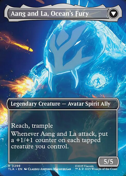 Aang, Swift Savior (0298) (Borderless) [Avatar: The Last Airbender] Reverse