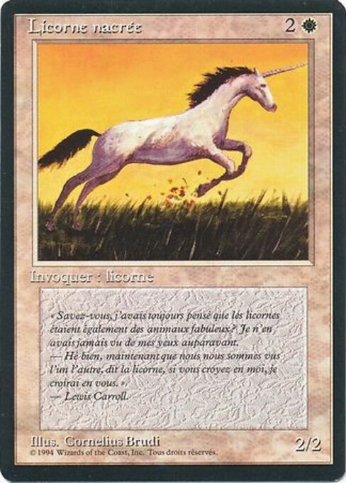 Pearled Unicorn (30) [Foreign Black Border]