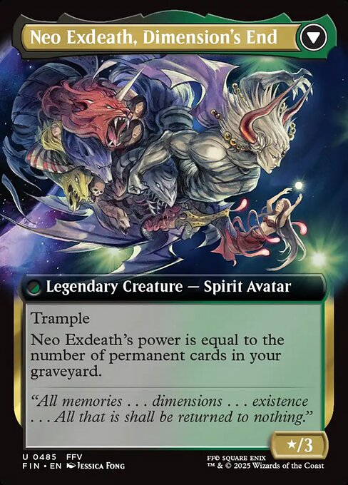 Exdeath, Void Warlock (Extended Art) (485) [Final Fantasy] Reverse