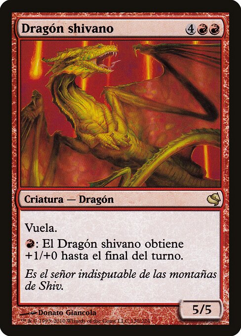 Shivan Dragon (120) [Salvat 2011]