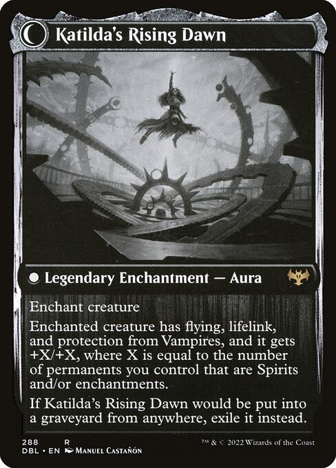 Katilda, Dawnhart Martyr (288) [Innistrad: Double Feature] Reverse