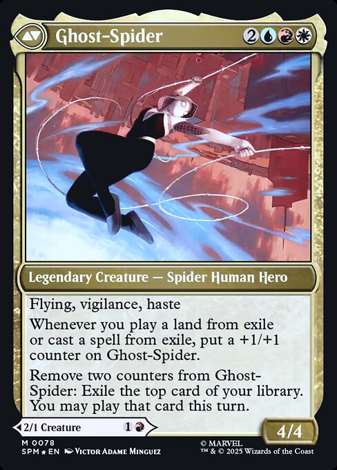 Gwen Stacy (78) [Prerelease Cards] Reverse