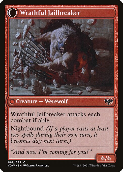 Weary Prisoner (184) [Innistrad: Crimson Vow] Reverse