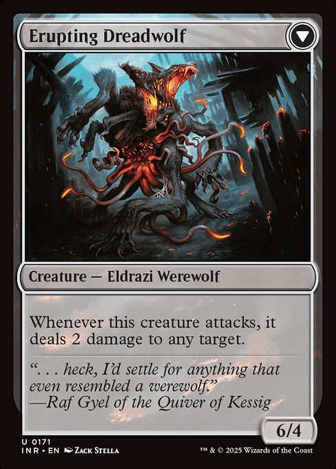 Smoldering Werewolf (171) [Innistrad Remastered] Reverse
