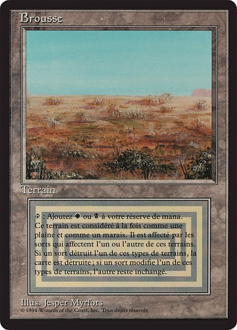 Scrubland (286) [Foreign Black Border]