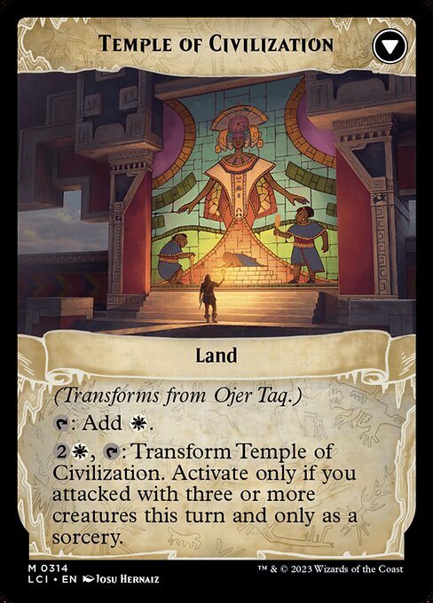 Ojer Taq, Deepest Foundation (Showcase) (314) [The Lost Caverns of Ixalan] [Showcase] Reverse