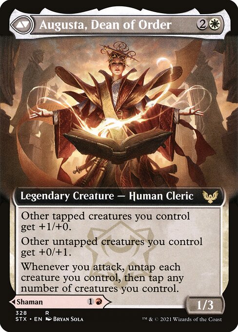 Plargg, Dean of Chaos (Extended Art) (328) [Strixhaven: School of Mages] [Extended Art] Reverse