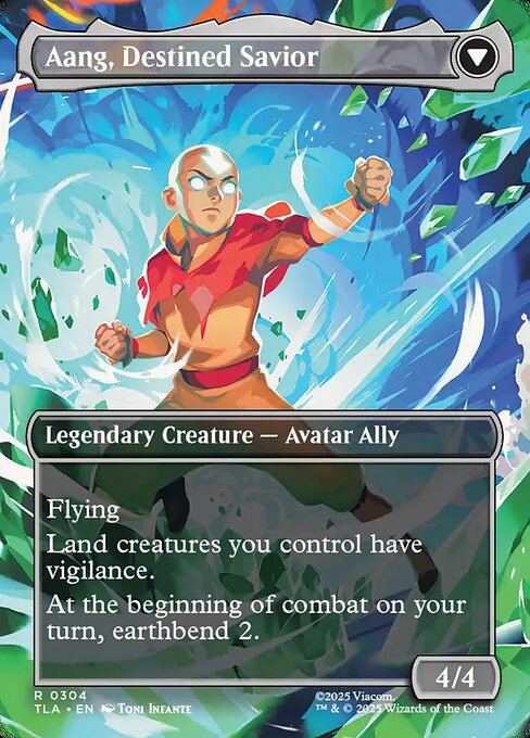 Aang, at the Crossroads (Borderless) (304) [Avatar: The Last Airbender] Reverse