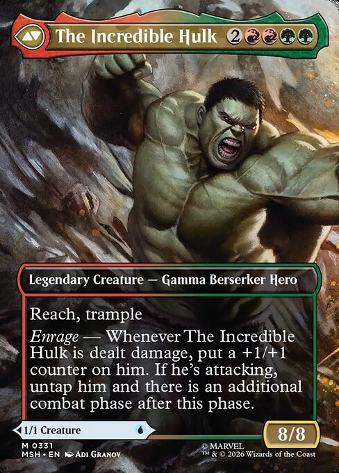 Bruce Banner (Borderless) (0331) [Marvel Super Heroes] Reverse