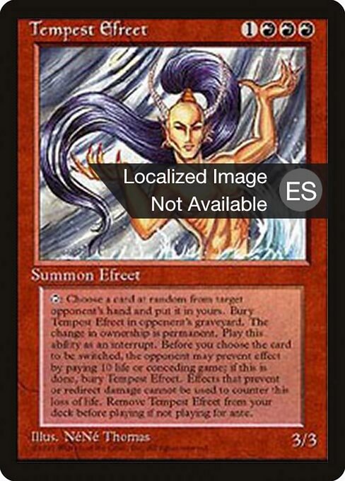 Tempest Efreet (225) [Fourth Edition Foreign Black Border]