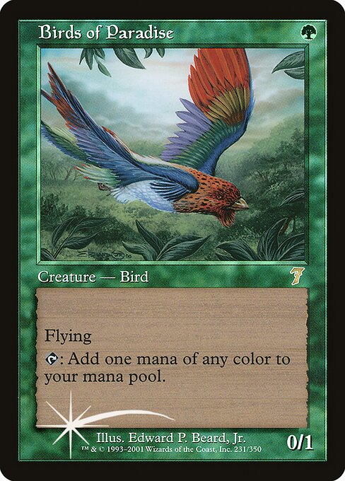 Birds of Paradise (231★) [Seventh Edition]