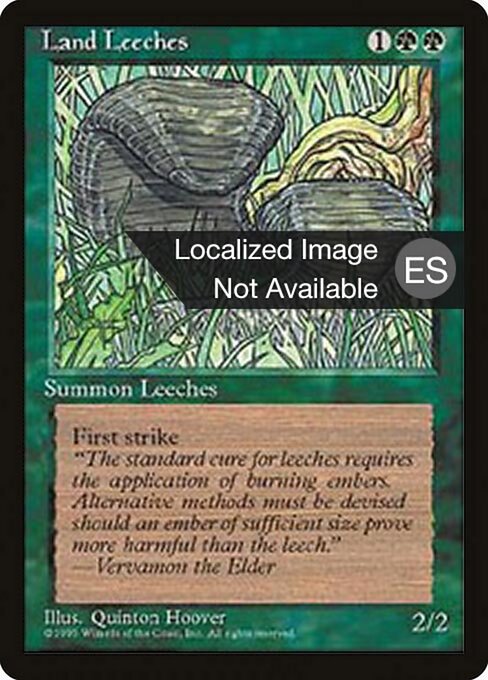 Land Leeches (255) [Fourth Edition Foreign Black Border]