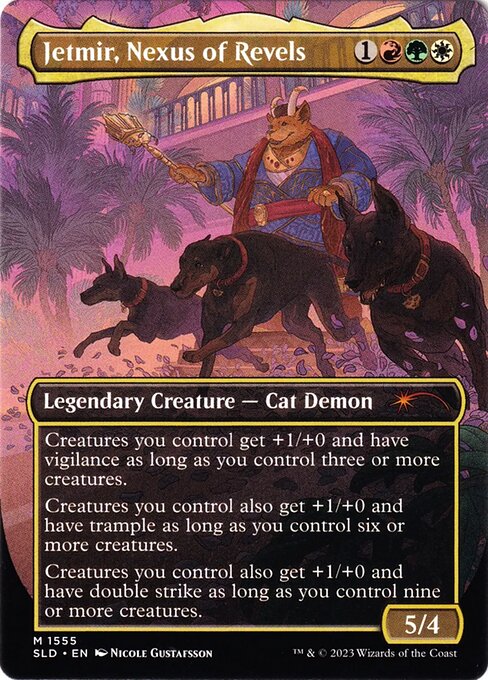 Jetmir, Nexus of Revels (Display Commander) - Thick Stock (1555) [Secret Lair Drop] Reverse
