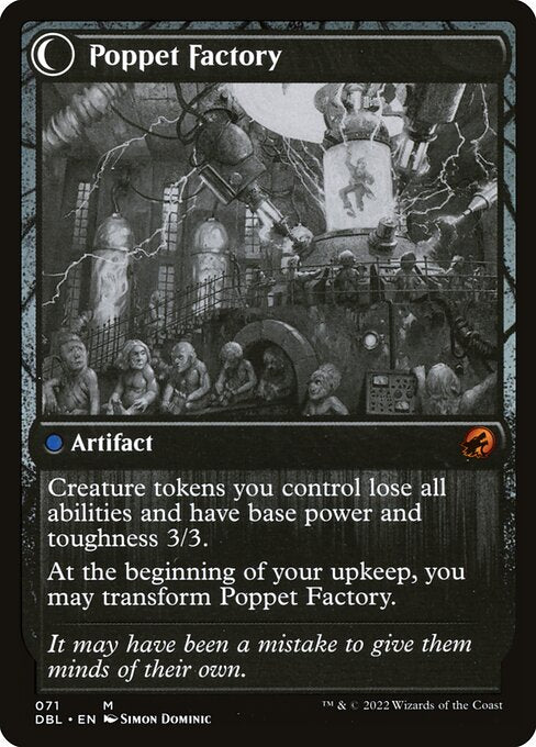 Poppet Stitcher (71) [Innistrad: Double Feature] Reverse