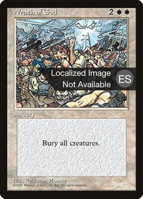 Wrath of God (58) [Fourth Edition Foreign Black Border]